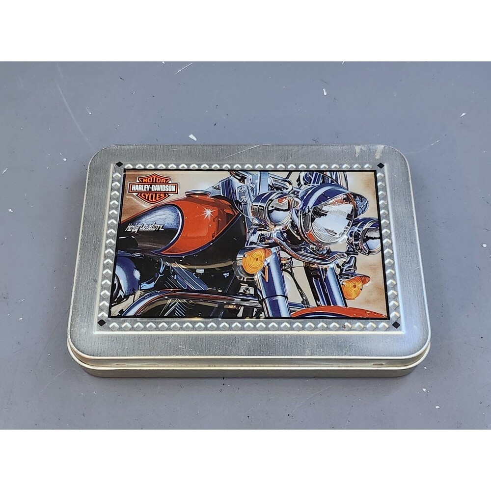 2003 Harley Davidson Motorcycles Boxed Playing Card Tin Set Made In USA